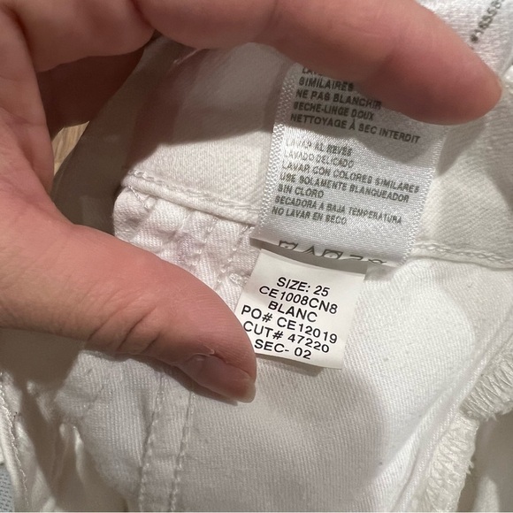 Current/Elliott Arroyo High Rise Pleated Jean in White - Picture 13 of 13